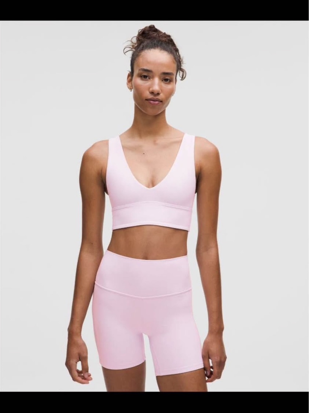 NWOT Lululemon align sports bra size 6 strawberry milkshake colour